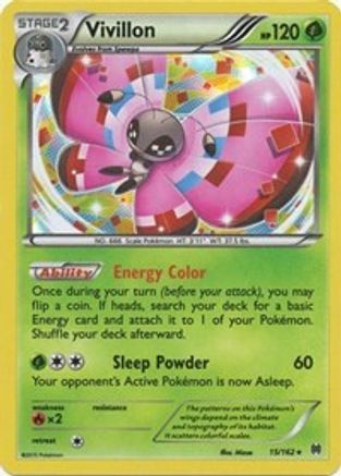 Vivillon (15/162) [XY: BREAKthrough] - Trinity Hobby