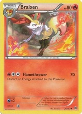 Braixen (26/162) [XY: BREAKthrough] - Trinity Hobby