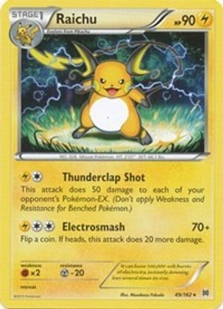 Raichu (49/162) [XY: BREAKthrough] - Trinity Hobby