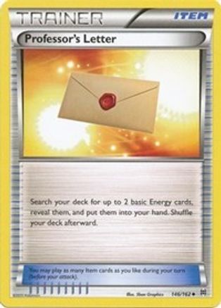 Professor's Letter (146/162) [XY: BREAKthrough] - Trinity Hobby