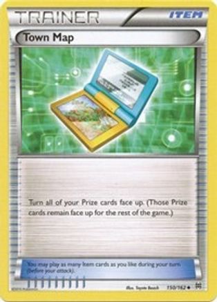 Town Map (150/162) [XY: BREAKthrough] - Trinity Hobby