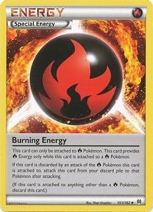 Burning Energy (151/162) [XY: BREAKthrough] - Trinity Hobby