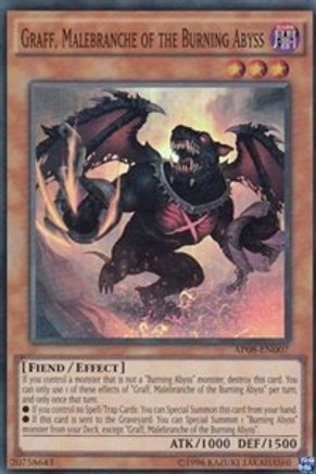 Graff, Malebranche of the Burning Abyss [AP08-EN007] Super Rare - Trinity Hobby