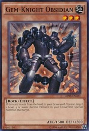 Gem-Knight Obsidian [AP08-EN020] Common - Trinity Hobby