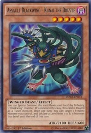 Assault Blackwing - Kunai the Drizzle [DOCS-EN018] Rare - Trinity Hobby