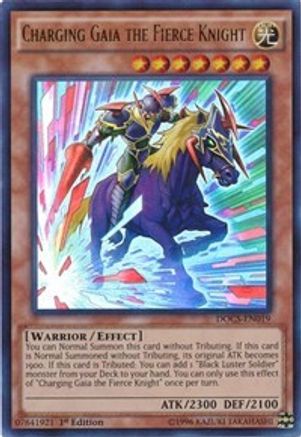 Charging Gaia the Fierce Knight [DOCS-EN019] Ultra Rare - Trinity Hobby