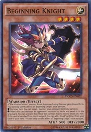 Beginning Knight [DOCS-EN022] Super Rare - Trinity Hobby