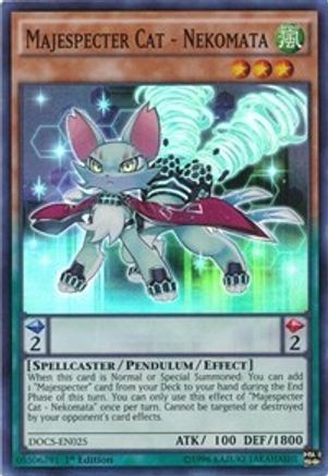 Majespecter Cat - Nekomata [DOCS-EN025] Super Rare - Trinity Hobby