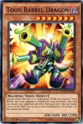 Toon Barrel Dragon [DOCS-EN038] Rare - Trinity Hobby