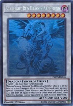 Scarlight Red Dragon Archfiend (Ghost) [DOCS-EN046] Ghost Rare - Trinity Hobby