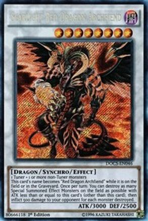Scarlight Red Dragon Archfiend [DOCS-EN046] Secret Rare - Trinity Hobby