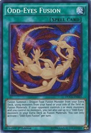 Odd-Eyes Fusion [DOCS-EN063] Secret Rare - Trinity Hobby