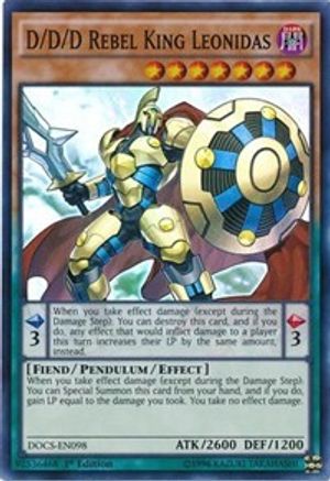 D/D/D Rebel King Leonidas [DOCS-EN098] Super Rare - Trinity Hobby