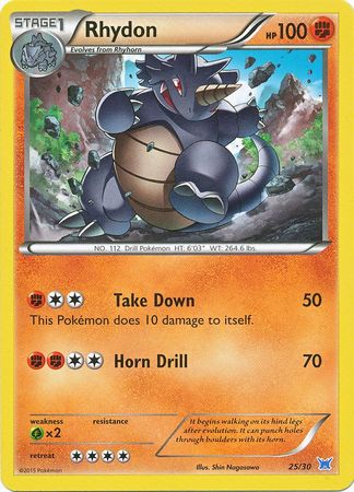 Rhydon (25/30) [XY: Trainer Kit 2 - Latios] - Trinity Hobby