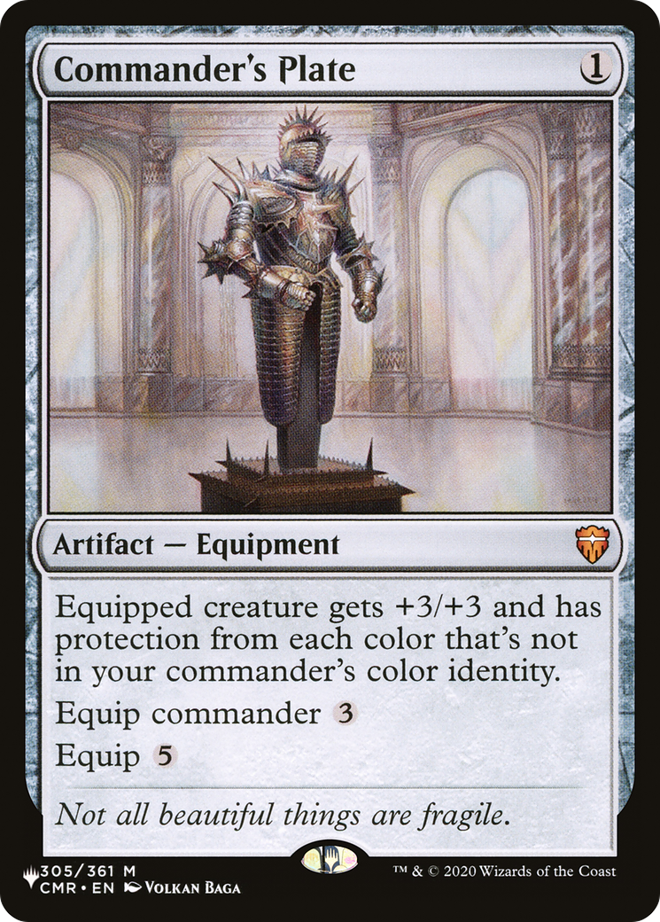 Commander's Plate [The List] - Trinity Hobby
