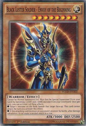 Black Luster Soldier - Envoy of the Beginning [YGLD-ENA02] Common - Trinity Hobby