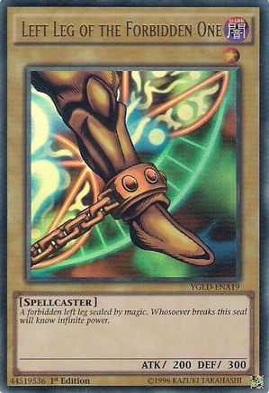 Left Leg of the Forbidden One [YGLD-ENA19] Ultra Rare - Trinity Hobby