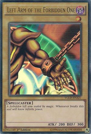 Left Arm of the Forbidden One [YGLD-ENA21] Ultra Rare - Trinity Hobby