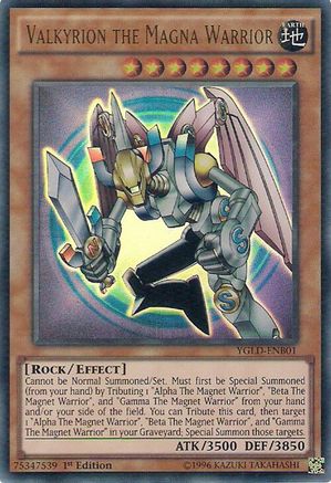 Valkyrion the Magna Warrior [YGLD-ENB01] Ultra Rare - Trinity Hobby