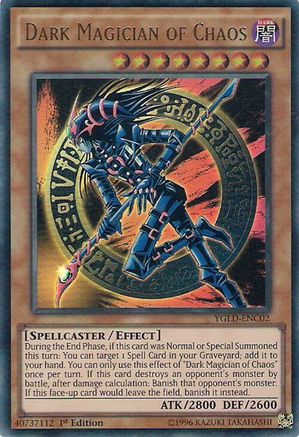 Dark Magician of Chaos [YGLD-ENC02] Ultra Rare - Trinity Hobby