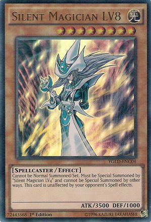 Silent Magician LV8 [YGLD-ENC04] Ultra Rare - Trinity Hobby