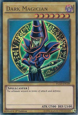 Dark Magician [YGLD-ENC09] Ultra Rare - Trinity Hobby
