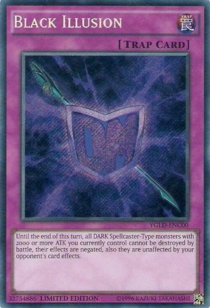 Black Illusion [YGLD-ENC00] Secret Rare - Trinity Hobby