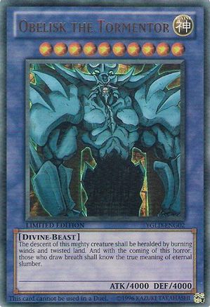 Obelisk the Tormentor [YGLD-ENG02] Ultra Rare - Trinity Hobby