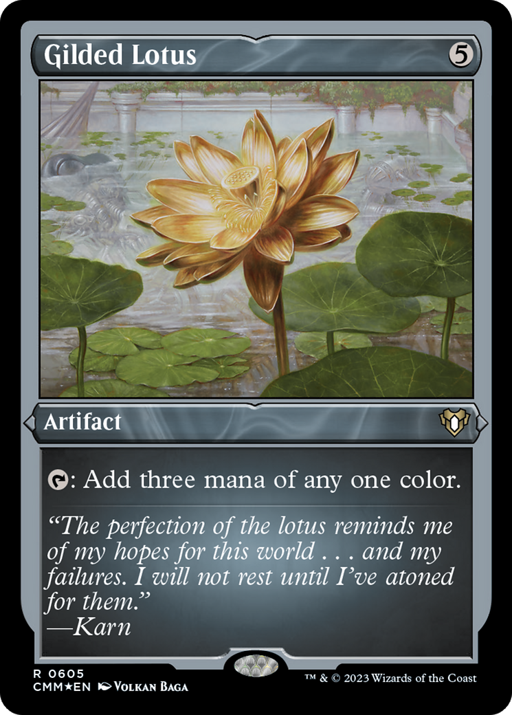 Gilded Lotus (Foil Etched) [Commander Masters] - Trinity Hobby