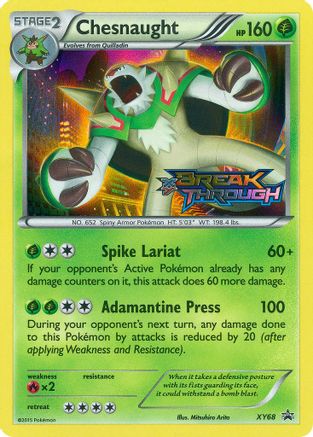 Chesnaught (XY68) [XY: Black Star Promos] - Trinity Hobby