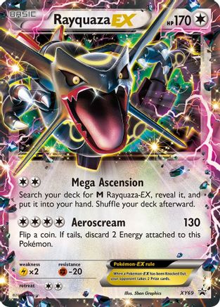 Rayquaza EX (XY69) (Shiny) [XY: Black Star Promos] - Trinity Hobby