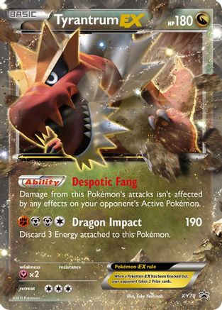 Tyrantrum EX (XY70) [XY: Black Star Promos] - Trinity Hobby