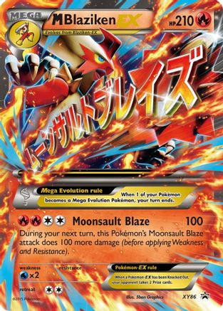 M Blaziken EX (XY86) [XY: Black Star Promos] - Trinity Hobby