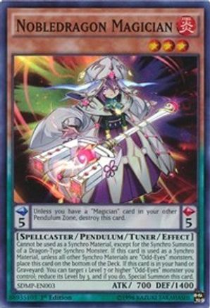 Nobledragon Magician [SDMP-EN003] Super Rare - Trinity Hobby