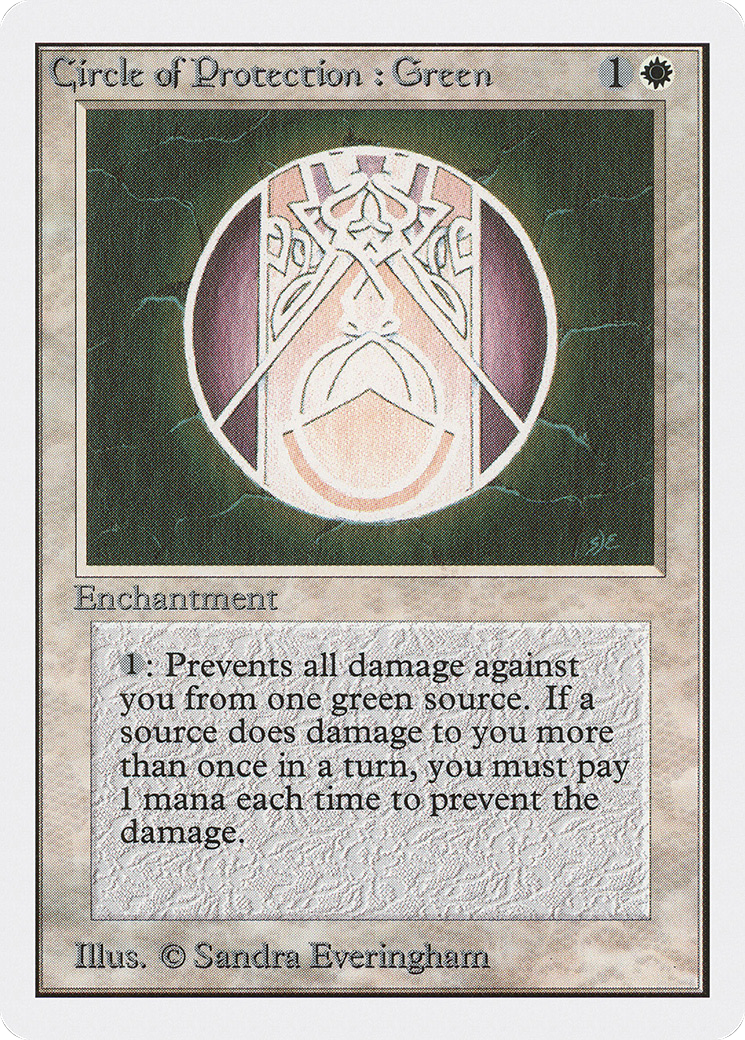 Circle of Protection: Green [Unlimited Edition] - Trinity Hobby