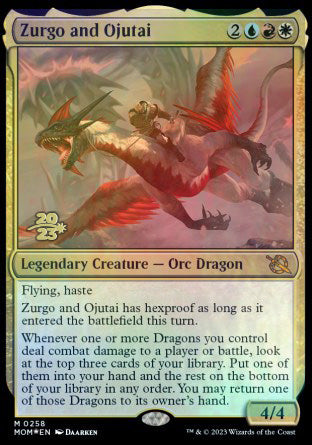Zurgo and Ojutai [March of the Machine Prerelease Promos] - Trinity Hobby