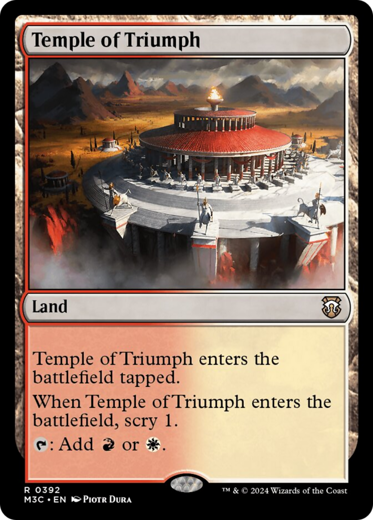 Temple of Triumph [Modern Horizons 3 Commander] - Trinity Hobby