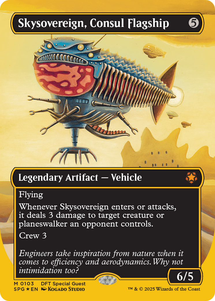 Skysovereign, Consul Flagship (First-Place Foil) [Aetherdrift Special Guests] - Trinity Hobby