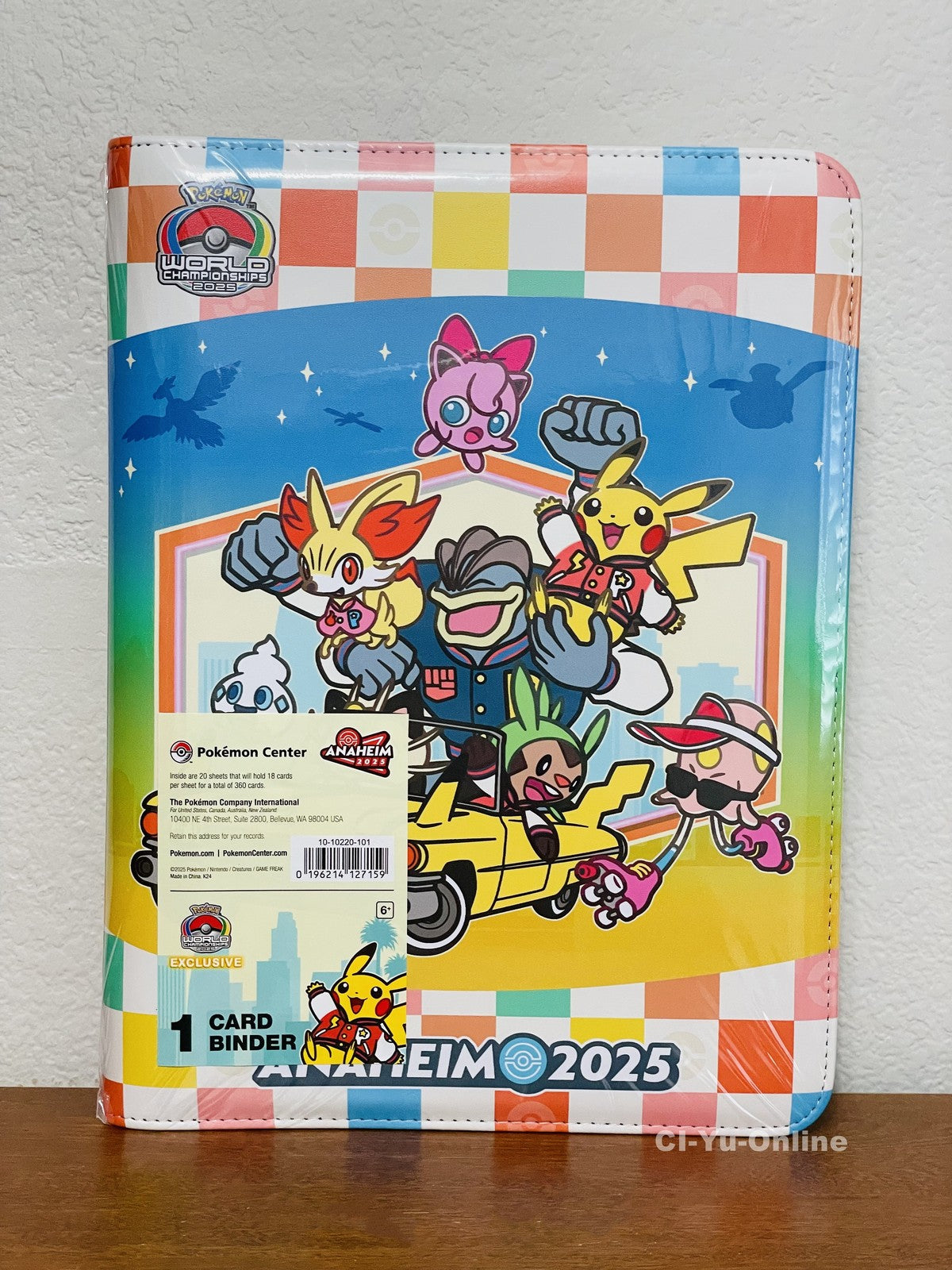 2025 Pokemon World Championships Anaheim Card Binder - Trinity Hobby