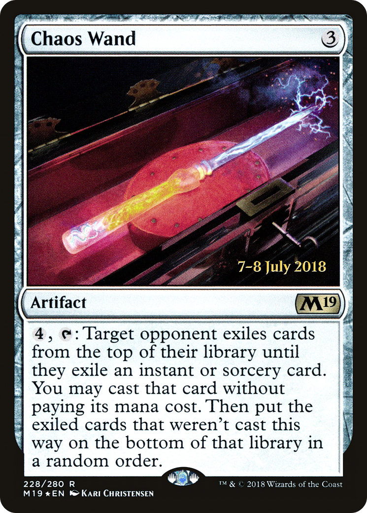 Chaos Wand [Core Set 2019 Prerelease Promos] - Trinity Hobby