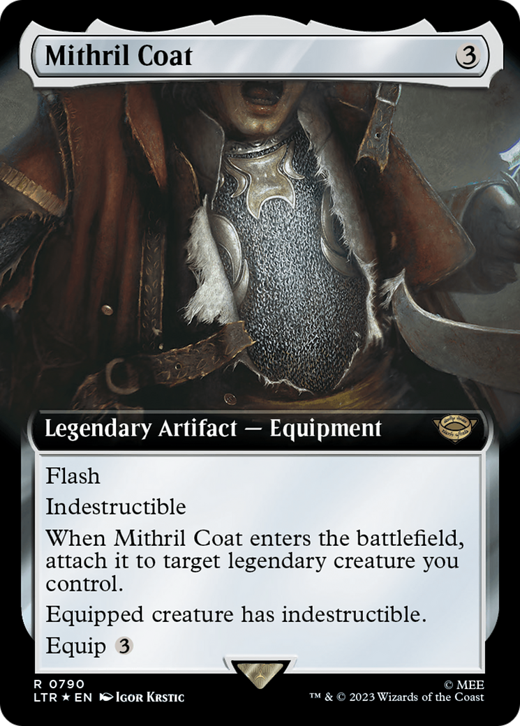 Mithril Coat (Extended Art) (Surge Foil) [The Lord of the Rings: Tales of Middle-Earth] - Trinity Hobby