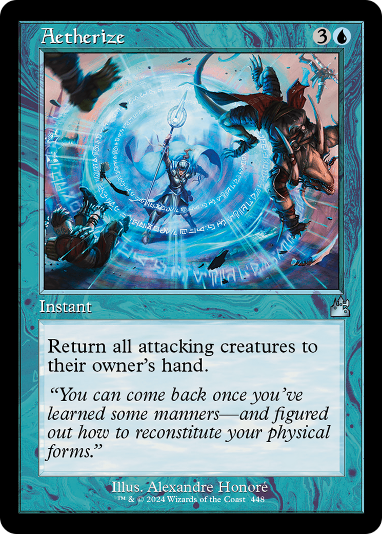 Aetherize (Retro Frame) [Ravnica Remastered] - Trinity Hobby