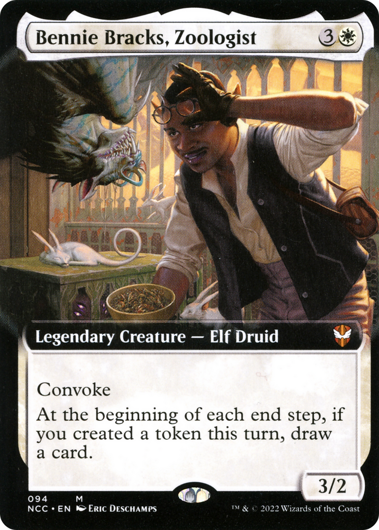 Bennie Bracks, Zoologist (Extended Art) [Streets of New Capenna Commander] - Trinity Hobby