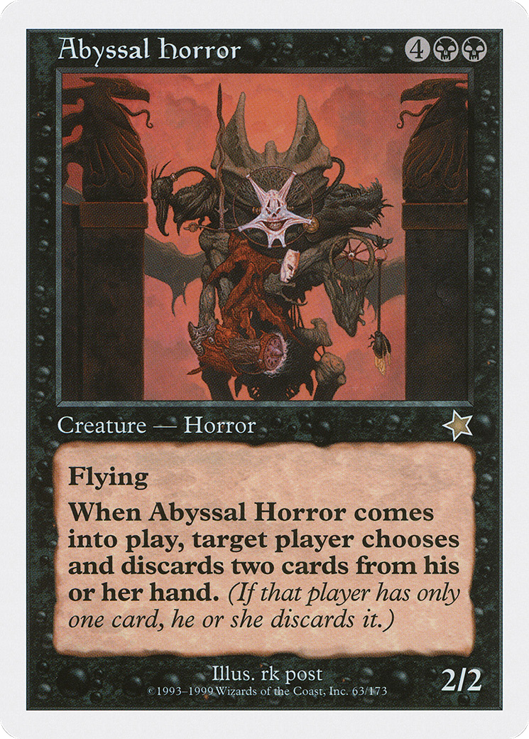 Abyssal Horror [Starter 1999] - Trinity Hobby