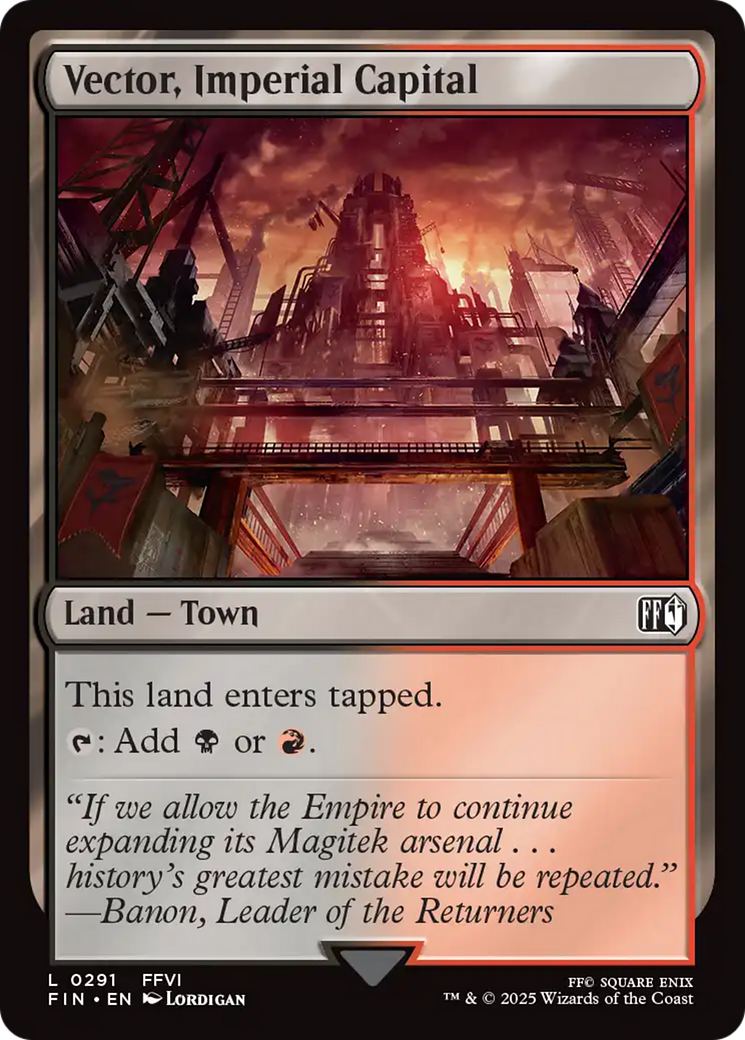 Vector, Imperial Capital  [Foil]  (FIN-291) - [FINAL FANTASY] - Trinity Hobby