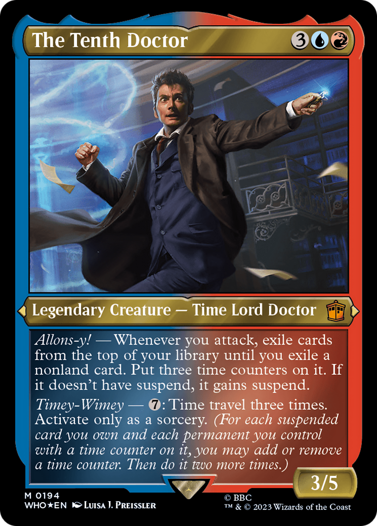 The Tenth Doctor (WHO-194) - [Doctor Who] Foil - Trinity Hobby