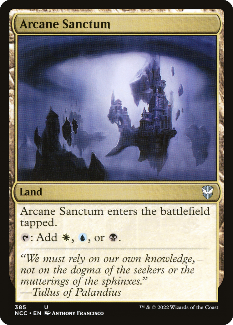 Arcane Sanctum [Streets of New Capenna Commander] - Trinity Hobby