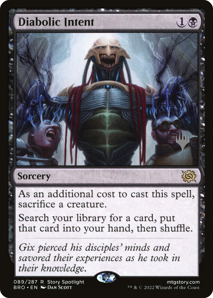Diabolic Intent (Promo Pack) [The Brothers' War Promos] - Trinity Hobby