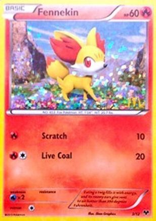 Fennekin (3/12) [McDonald's Promos: 2014 Collection] - Trinity Hobby