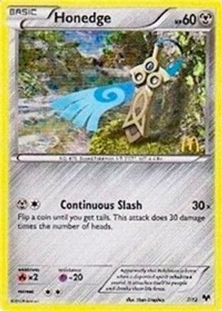 Honedge (7/12) [McDonald's Promos: 2014 Collection] - Trinity Hobby
